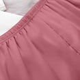 thumbnail image 5 of GobdXE Girls Solid Color Satin Short Sleeve Pajama Set Double Heart Embroidery Notch Collar Button Down Sleep Shorts Loungewear Color:Pink,Size:6-7 Years, 5 of 7
