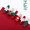 thumbnail image 4 of Clip de madera de Navidad, clip de madera de color, protección del medio ambiente, pequeño clip de madera, cuerda de cáñamo, clip de foto, colgante decorativo, 4 of 4