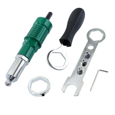 

Riveting Machine Adapter Plug and Play Easy Operation Aluminium Alloy Riveting Drill Adapter
