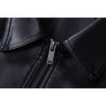 thumbnail image 4 of Men's Lightweight Business Jacket, PU Leather Coat Outerwear, Stylish Casual Wear for Daily Use, Perfect for Office and Formal Occasions, 4 of 10