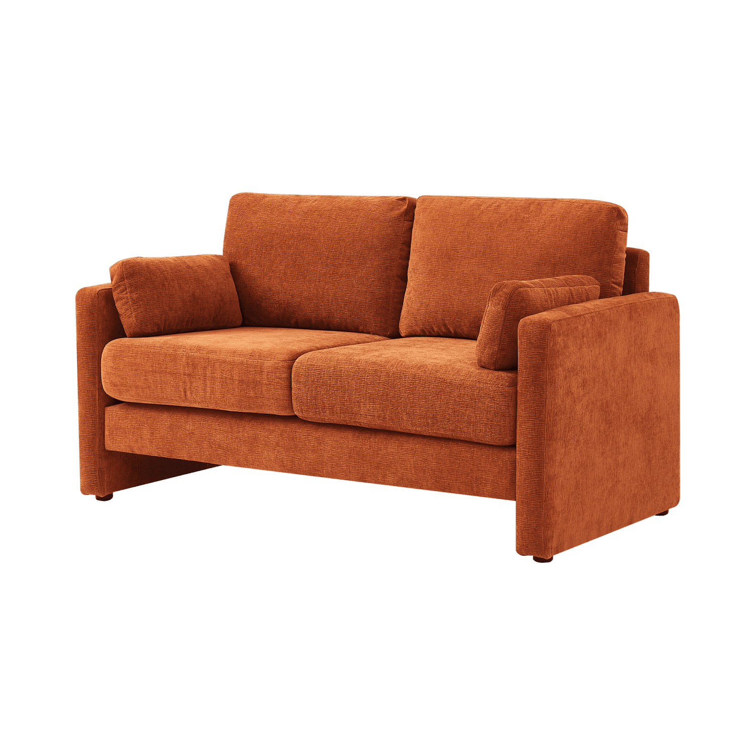 Gewnee 58.66'' Modern LoveSeat, 2-seat Chenille sofa Mid Century for Living Room and Small Spaces,