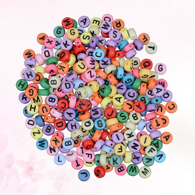 OHOIOLLA 1200Ud De Acrílico Coloridas Con Letras Y Corazones Para Proyectos De