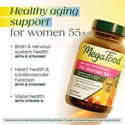 MegaFood Womens 55+ Multivitamin - Vitamins A, C, D3 & E - Aging Support - 60 Servings