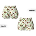 thumbnail image 5 of Lsque Cute Bear Pattern High Waisted Biker Shorts for Women-Tummy Control Fitness Athletic Workout Running Yoga Gym Shorts,Moisture-Wicking-Large, 5 of 9