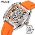 thumbnail image 4 of MEGIR Sport Mechanical Movement Wristwatch for Men Luxury Silicone Strap Automatic Watch Waterproof Luminous Big Dial Clock, 4 of 6