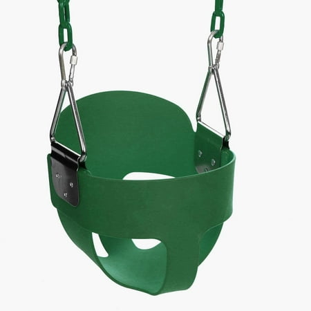 Bucket Swing Set Toddler Swing Seat Outdoor Kids Toys With Coated Chain Ccge