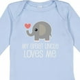 thumbnail image 4 of Inktastic My Great Uncle Loves Me Boys or Girls Long Sleeve Baby Bodysuit, 4 of 5