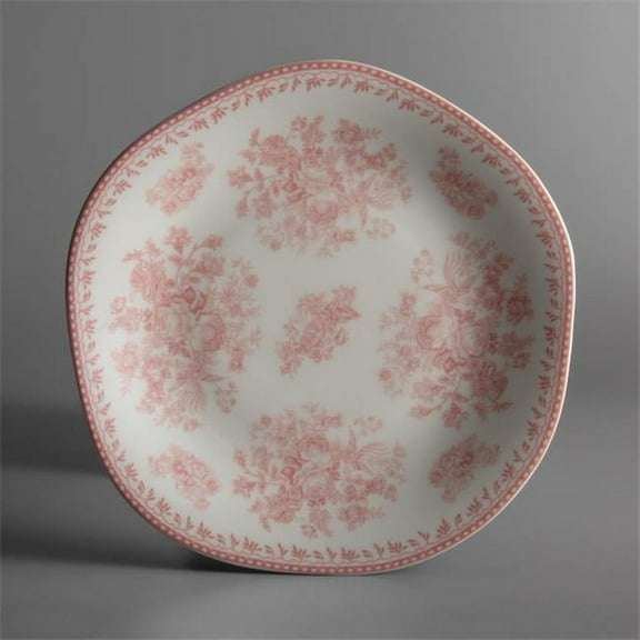 Oneida L6703052119 6.5 in. Lancaster Garden Porcelain Plate  Pink