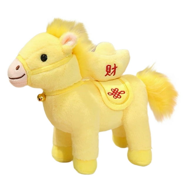 Figurine de Cheval Réaliste pour Enfants - Jouet d'Exposition Câlin Doux pour Garderie Usage Intérieur Extérieur