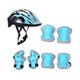 thumbnail image 2 of Casco de bicicleta para niños Juego de cascos con muñequera de , casco de patinaje portátil portátil cómodo y cómodo para deportes al aire, 2 of 8