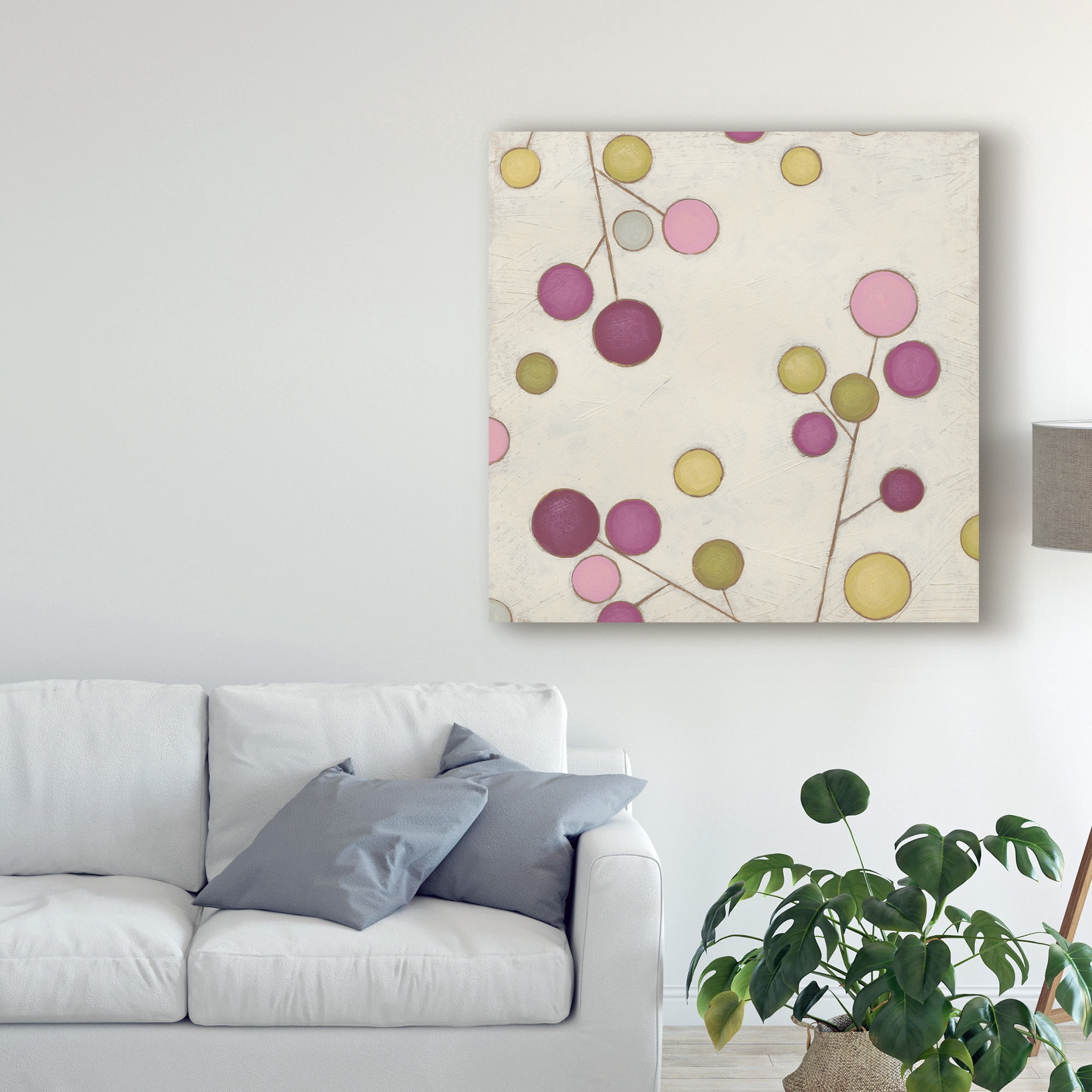 Trademark Fine Art 'Molecular Blossoms III' Canvas Art by June Erica Vess
