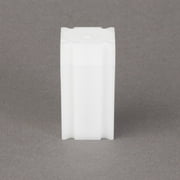 (5) Coinsafe Brand Square White Plastic (Quarter) Size Coin Storage Tube Holders