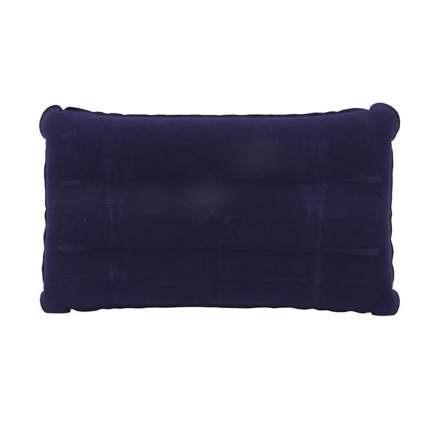 Inflatable Camping Pillows, PVC Inflatable Pillow Edge Sealing Soft and Comfortable for Tent Sky Blue,Navy Blue