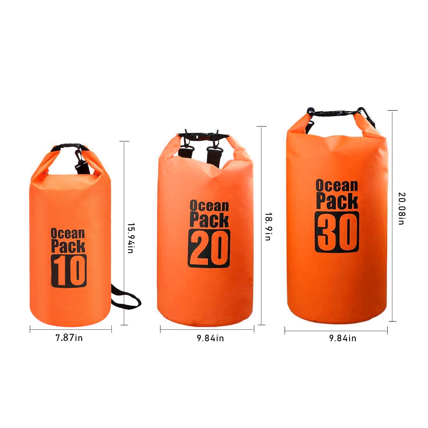 Details about   10L 20L Outdoor Waterproof Dry Bag Sports Swim-Rafting Kayaking Sailing Canoe 
