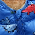 thumbnail image 2 of Hicidod Toddler Puffer Coats Cute Print Hooded Zipper Thick Winter Jacket Warm Fleece Fur Lining Windproof Baby Down Coat Clearance, 2 of 6