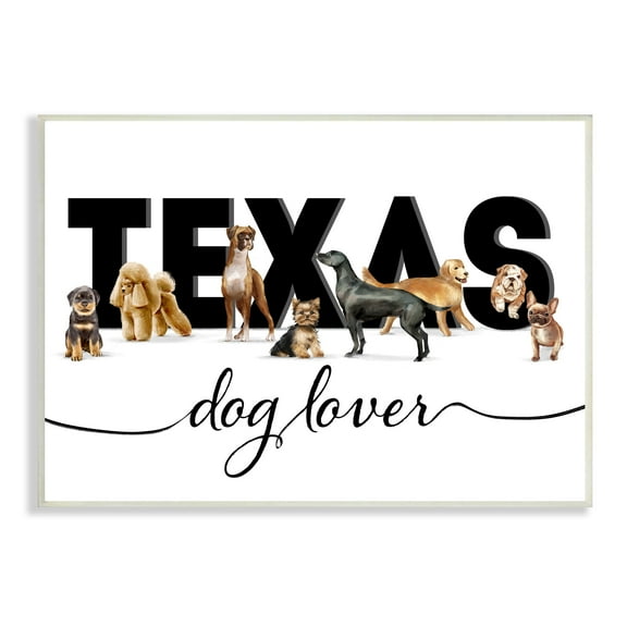 Stupell Industries Boston for Dog Lovers Adorable Pet Puppies Animals & Insects Painting Unframed Art Print Wall Art, 10 x 15