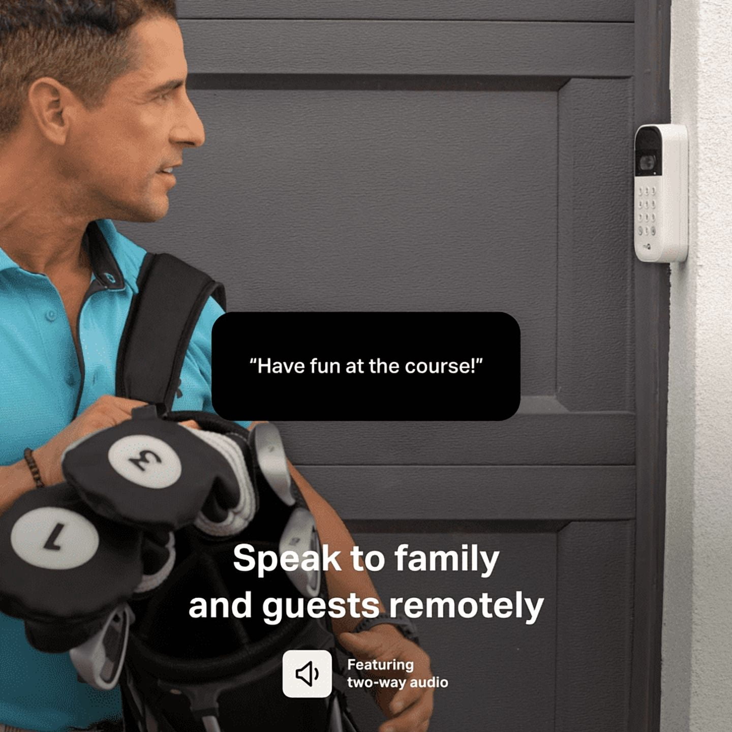 myQ Smart Garage Video Keypad with Camera, Smartphone Control, Wifi wireless technology, Chamberlain