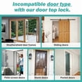 thumbnail image 3 of Cerradura Superior de Seguridad Infantil Ajustable, Metal, para Puertas Interiores, Exteriores y Francesas, Color, 3 of 5