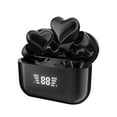 thumbnail image 6 of PRINxy Upgraded Digital Heart Shaped Bluetooth Earphones Noise Reduction Sports Wireless In Ear Bluetooth Earphones Black, 6 of 6