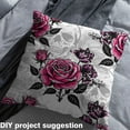 thumbnail image 2 of Castle Fairy Teens Chic Flower Rose Fabric by the Yard 2 Yards,Gothic Skull Room Decor Fabric by the Yard,Happy Halloween Sewing Fabric,Lightweight Room Decor, 2 of 6
