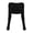 Black, variant on WCJM Long Sleeve Crop Tops for Women Ribbed Square Neck Slim Fitted Casual Y2K Top Fashion Women's Long Sleeve T-Shirt