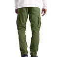 thumbnail image 5 of Men's Cargo Pants Mechanic Pants Mens Men's Outdoor Zip Cargo Pant Memory Boy Big Foam Men Work Twill Mens Slim Fit Size 1 Boy 9 Summer Trousers Casual Overalls Straight Army Green 3XL, 5 of 9