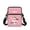 Pink Santa Claus Theme, variant on FUIALDOLG in Crossbody Shoulder Bag Stretch Polyester Crossbody Purse for Girls, Lightweight Portable Crossbody Bag
