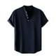 thumbnail image 2 of pstuiky Camisas de vestir de manga corta para hombre, Camisa hawaiana informal de manga corta con cuello alto y botones para hombre ropa de hombre xxl, 2 of 6