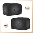 thumbnail image 3 of Lsque Black Spider On Web Print 2 Slice Toaster Cover , Kitchen Appliance Dustproof Protector , Toaster Protector Dustproof Kitchen Appliance Cover, 3 of 7