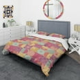 thumbnail image 3 of Designart 'Geometric Retro Minimal I' Mid-Century Modern Duvet Cover Set, 3 of 4