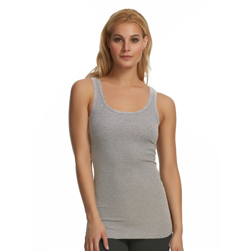 Felina Felina Cotton Ribbed Tank Top Class Tank Top for Women