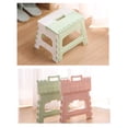 thumbnail image 4 of facefd Portable Step Stool Plastic Collapsible Child Chair Non-sliping Shower Sitting Stool, 4 of 9