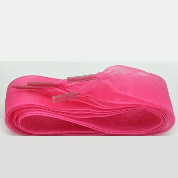 WRISTBIQUE Ribbon Shoe Lace Mixed Colors 6 Pairs