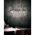 thumbnail image 2 of CWI Lighting Flurry 7 Light Down Contemporary Metal Chandelier in Chrome, 2 of 3