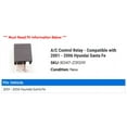 thumbnail image 2 of A/C Control Relay - Compatible with 2001 - 2006 Hyundai Santa Fe 2002 2003 2004 2005, 2 of 2