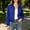 Dark Blue women plus size windbreaker jacket a1, variant on Casual Basic Zip Up Windbreaker for Women, Fall Winter Daily Wear Long Sleeve Collared Raincoat Jacket, Soft Solid Outdoor Lightweight Top, Gray S