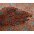thumbnail image 4 of oneOone Viscose Chiffon Fabric Leaves & Floral Block Print Sewing Fabric BTY 42 Inch Wide, 4 of 4