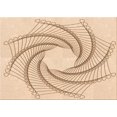 thumbnail image 1 of Ahgly Company Machine Washable Indoor Rectangle Transitional Bronze Brown Area Rugs, 5' x 7', 1 of 7