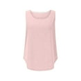 thumbnail image 3 of bnaln Vest Tops Women Loose Fit Casual Flowy Basic Tank Top Sleeveless Summer Tops Crewneck Athletic Running Tennis Yoga Shirts Flowy Beach Vacation Shirts Trendy Outfits Clothes, 3 of 5