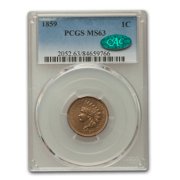 1859 Indian Head Cent MS-63 PCGS CAC