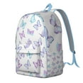 thumbnail image 4 of Cute Butterfly Lovers Pattern School Backpack – Durable Oxford Material Travel Backpack with Large Capacity and Anti-theft Features for Students, Teens, and Outdoor Enthusiasts, 4 of 4