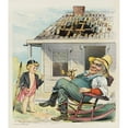 thumbnail image 3 of Udo Keppler 15x17 Black Modern Framed Museum Art Print Titled - The Old Story (1897), 3 of 5