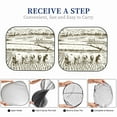 thumbnail image 7 of Uemuo Rice Harvest Printed 2 PCS Car Windshield Sun Shade, Auto Sun Heat and UV Rays Blocker, Foldable Automotive Front Window Sunshade Protector, 7 of 7