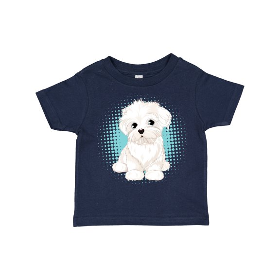 Inktastic Maltese Puppy Dog Boys or Girls Toddler T-Shirt