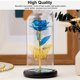 thumbnail image 5 of Galaxy Rose Flower Flor artificial Rose en cúpula de vidrio con mariposa Colorful LED Light Rose, 5 of 6