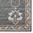 thumbnail image 3 of Yuma Indoor/Outdoor Grey Persian 1'8" x 2'6" Non-Skid Accent Rug, 3 of 8