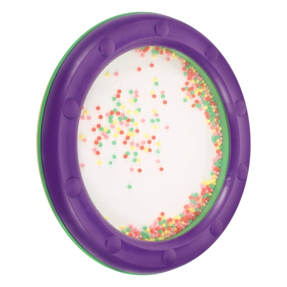AURARMLET Percussion Drum Wave Bead Drum Multi Color Tool for Children 1Pack 9.82X9.82X1.38in
