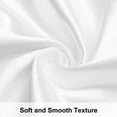 thumbnail image 2 of Ntbay 2 Pack Silky Satin Queen Pillowcases for Hair and Skin, Luxury and Soft Pillow Cases with Envelope Closure, 20" x 30", White, 2 of 6