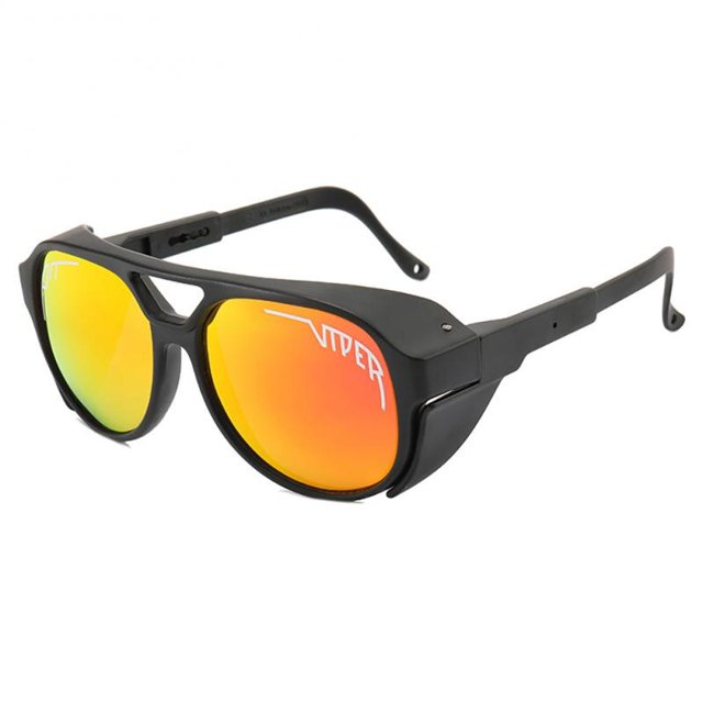 Gafas de sol polarizadas para hombre y mujer, lentes con diseño único, para ciclismo, esquí, exteriores, UV400, con caja, novedad de 2022 qiuyongming unisex