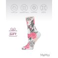 thumbnail image 6 of MeMoi Botanic Bunches Sheer See-Through Anklet Socks - Womens - Female, One Size, Alloy, 6 of 7
